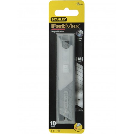 Stanley peiliai laužoma geležte Fatmax (2-11-718), 18 mm, 10 vnt.