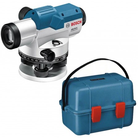 Optinis nivelyras Bosch GOL 20 G + lagaminas