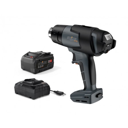 Akumuliatorinis karšto oro pistoletas Steinel MH5 KF SC (066611), 18 V, 1 x 8 Ah, įkroviklis + lagaminas