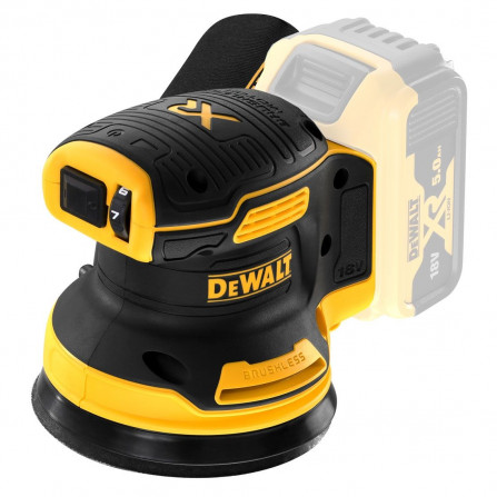 Dewalt accu excentrische slijpmachine DCW210N, 125 mm, 18 V
