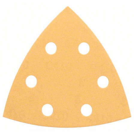 Bosch trikampio šlifavimo popierius C470, 93 mm, 120 grūdėtumas, 5 vnt.