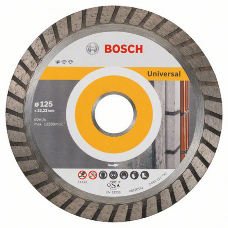 Diamantdoorslijpschijf Bosch, 125 x 22,23 x 2 mm, 1 st. (2608602394)