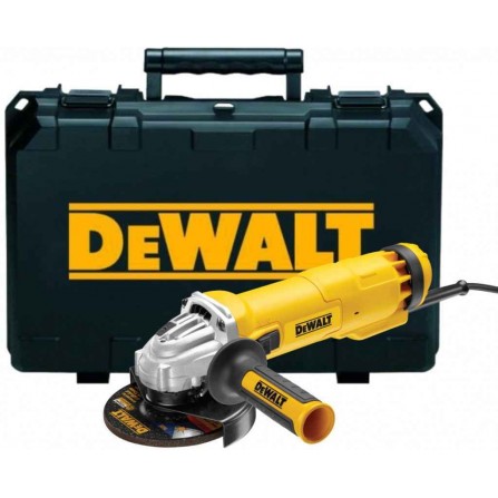 Dewalt elektrinis kampinis šlifuoklis DWE4237K, 125 mm, 1400 W + lagaminas