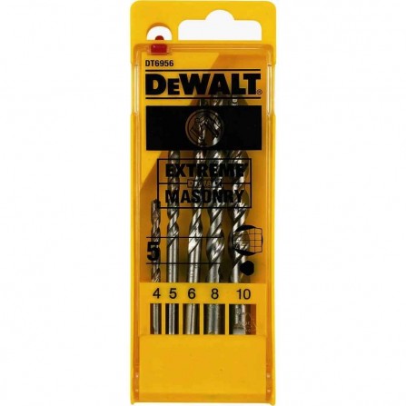 Dewalt betono grąžtų rinkinys DT6956, 4 - 10 mm, 5 vnt