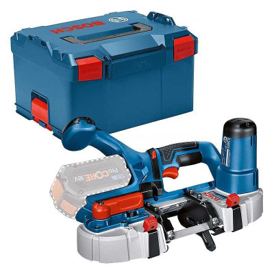 Belaidis juostinis pjūklas Bosch 06012A0401 (su L-BOXX 238 be įkroviklio ir akumuliatoriaus)