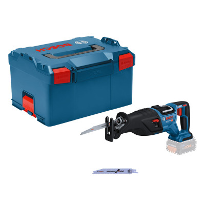 Belaidis stūmoklinis pjūklas Bosch GSA 18V-28 (Be akumuliatoriaus arba įkroviklio su dėklu L-BOXX 238)