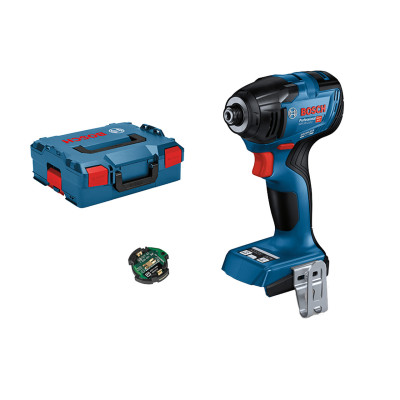 Belaidis smūginis grąžtas Bosch GDR 18V-210 C (su L-BOXX 136 ir „Bluetooth“ moduliu be įkroviklio ir akumuliatoriaus)