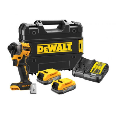 Dewalt smūginio suktuvo rinkinys DCF850E2T-QW (2vnt akumuliatoriai + įkroviklis + TSTAK dėklas), 18 V