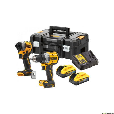 Dewalt akumuliatorinių įrankių rinkinys, DCK2051H2T (DCD800 + DCF850), 18 V