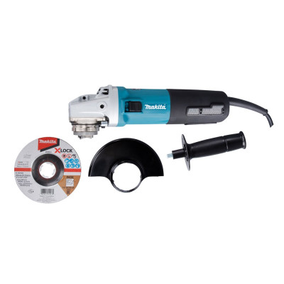 Makita elektrische haakse slijper GA5080RX02, 1400 W, 125 mm
