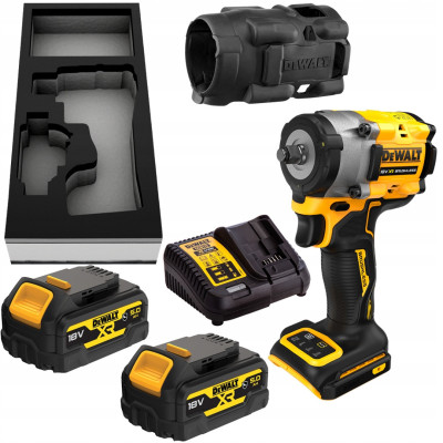 Dewalt akumuliatorinio veržliasukio komplektas DCF923P2G-QW, 18V