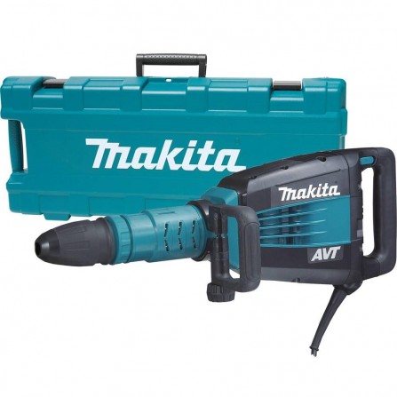 Elektrinis atskėlimo plaktukas Makita HM1214C, 1510 W, 19,9 J + lagaminas
