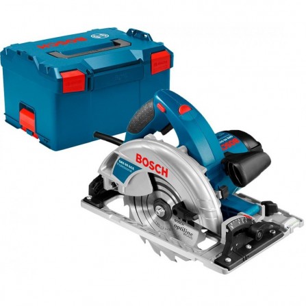 Elektrinis diskinis pjūklas Bosch GKS 65 GCE, 190 mm, 1800 W + lagaminas