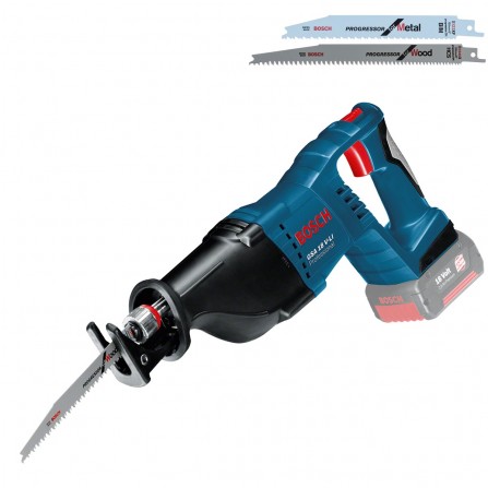 Accu-lineaire zaag Bosch GSA 18 V-LI, 18 V + zaagbladen, 2 st.