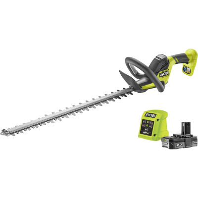 Ryobi akumuliatorinė gyvatvorių žirklės RY18HT55A-120, 18 V ONE+, 1x 2,0 Ah akumuliatorius ir įkroviklis