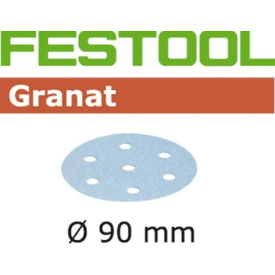 Festool šlifavimo popierius Granat STF D90/6 P500 GR/100 (100 vnt.)