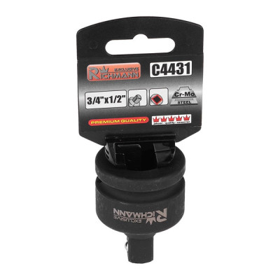 IMPACT ADAPTOR 1'x3/4' CR-MO