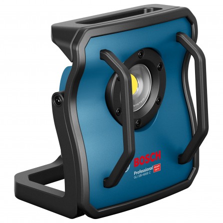 Akumuliatorinis prožektorius Bosch GLI 18 V-4000 C, 4000 lm, kartoninėje pakuotėje (be akumuliatoriaus ir įkroviklio)