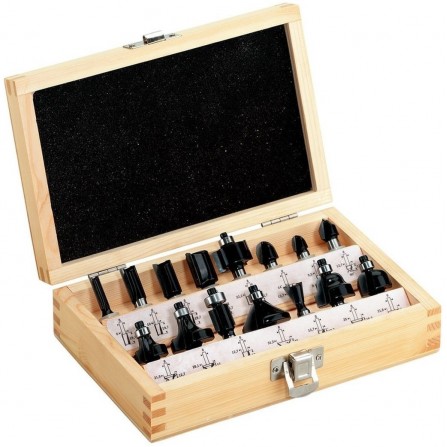 Frezų rinkinys Metabo "SP" (631039000), 15 dalių