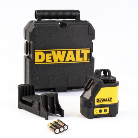 Kruislijnlaser DeWalt DW088CG, groen + draagtas