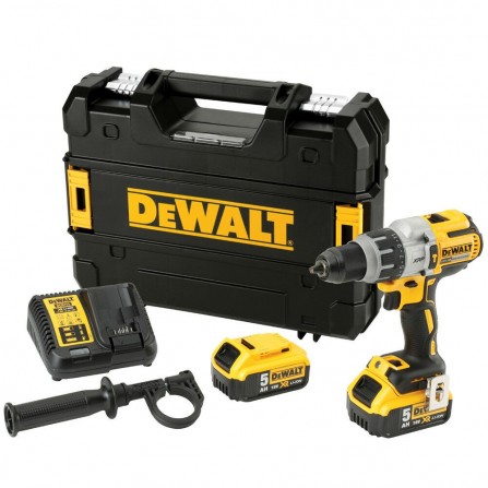 Dewalt akumuliatorinio smūginio suktuvo rinkinys DCD996P2, 18 V, 2 x 5 Ah, įkroviklis + lagaminas