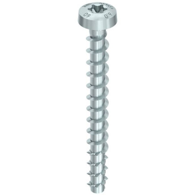 Heco varžtai apvalia galvute MULTI-MONTI-plus P 7,5 x 50, T-Drive, A2K, 100 vnt.