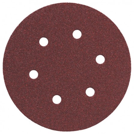 Prikimbančių šlifavimo lakštų Metabo rinkinys med.+met., SXE (624001000), 150 mm, P 40, 5 vnt.