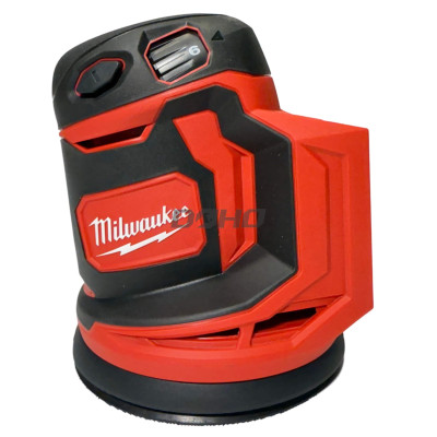 Akumuliatorinis ekscentinis šlifuoklis Milwaukee M18 BOS125-0, 18 V, 125 mm + priedai