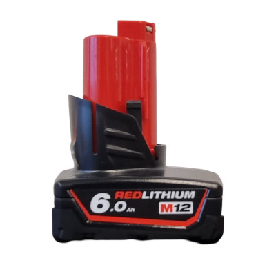 Akumuliatorius Milwaukee M12 B6, 12 V, 6 Ah