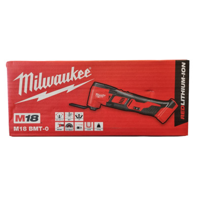 Akumuliatorinio daugiafunkcinio įrankio Milwaukee M18 BMT-421C rinkinys, 18 V, 1x4 Ah, 1x2 Ah, įkroviklis, lagaminas + priedai