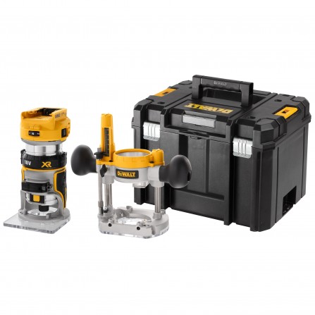 Dewalt akumuliatorinė vertikali freza (DCW604NT-XJ), 18 V + lagaminas