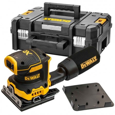 Dewalt akumuliatorinis plokštuminis šlifuoklis (DCW200NT-XJ), 18 V + lagaminas