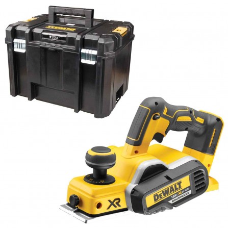Dewalt accuschaafmachine DCP580NT, 18 V (zonder accu en lader) + koffer