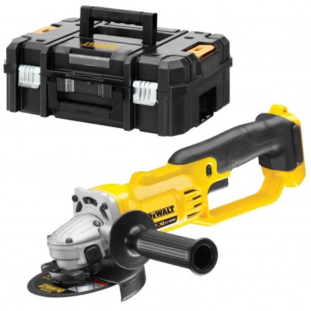 Dewalt akumuliatorinis kampinis šlifuoklis DCG412NT-XJ, 18 V, 125 mm + lagaminas