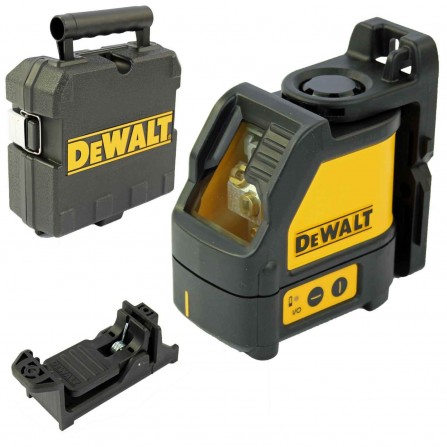 Kruislijnlaser DeWalt DW088K set, 15 m, rood