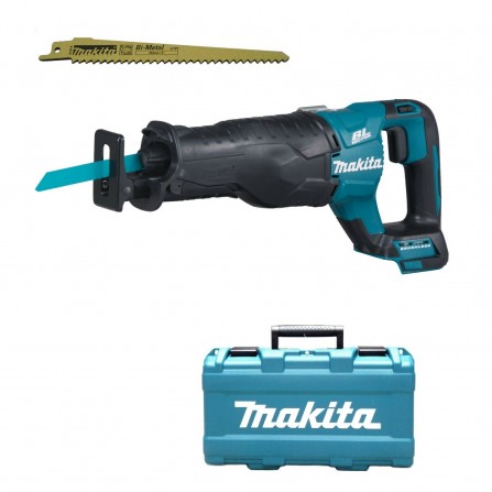 Akumuliatorinis tiesinis pjūklas Makita DJR187ZK, 18 V, lagaminas + 2 pjūkleliai