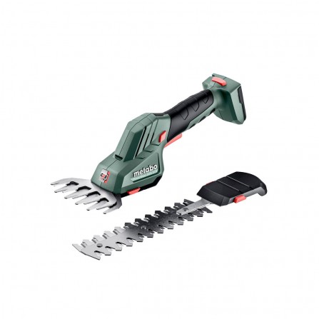 Akumuliatorinės krūmų ir žolės žirklės Metabo PowerMaxx SGS 12 Q (601608850), 12 V + lagaminas