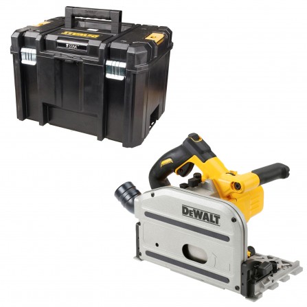 Dewalt akumuliatorinis rankinis diskinis pjūklas DCS520NT-XJ, 54 V, 165 mm + lagaminas