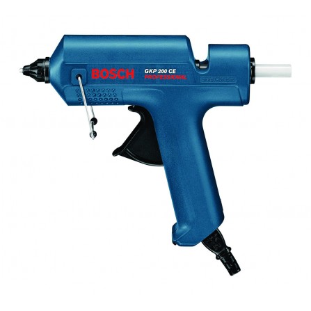 Karštų klijų pistoletas Bosch GKP 200 CE, priedai + lagaminas
